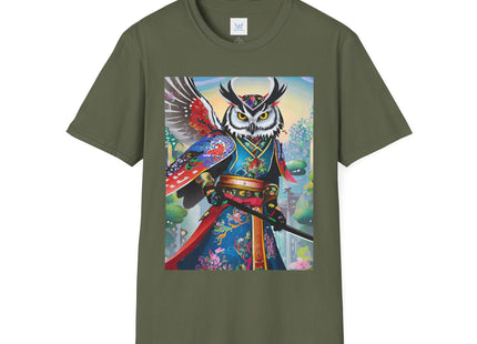 Cyberpunk Samurai Owl Softstyle T-Shirt