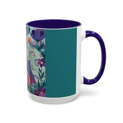 The Ladies Of The Secret Masquerade Colorful Mugs – Art Deco Floral Mystery