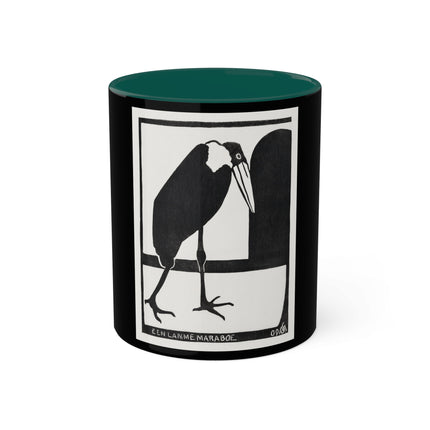 A Lame Marabou by Samuel Jessurun de Mesquita Colorful Mugs, 11oz