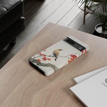 Japanese Bird on Maple by Ohara Koson Phone Cases