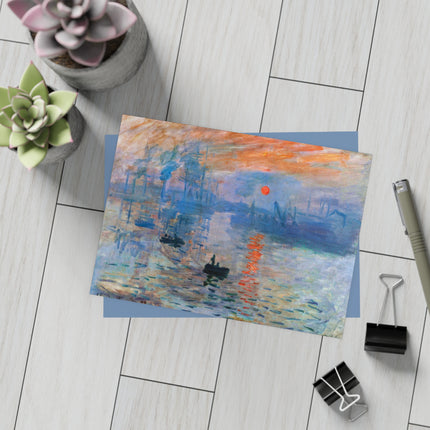 Sunrise by Claude Monet Postcards (envelopes included) - Bundles of 10, 30, 50 Pieces