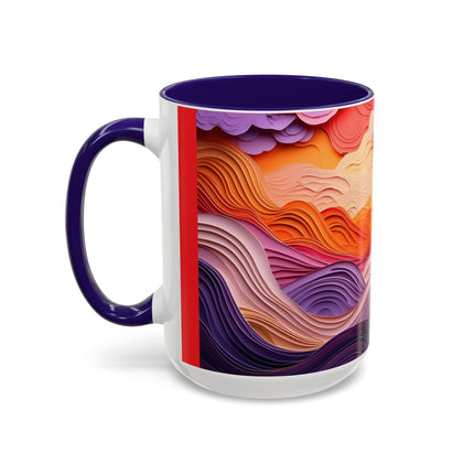 Dramatic Sunset Sky Colorful Mugs (11oz, 15oz)