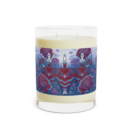🎭🌺 The Enchanted Garden Masquerade Trio Scented Candle – Art Deco Floral Elegance