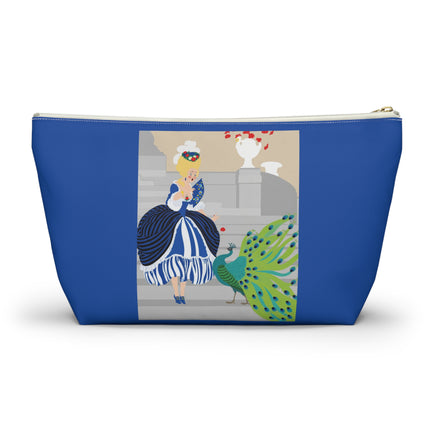 Peacock Courtesan Cosmetic Bag – Whimsical Elegance & Royal Splendor