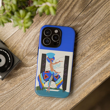 Exotic Dancer Phone Case – Vibrant Performance & Art Deco Flair