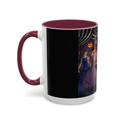 🏹🎃 Cupid's Arrow At Pumpkin Moon Manor Colorful Mug – Romantic Halloween Charm