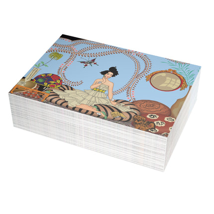 Minuit … ou l’appartement à la mode by George Barbier Postcard Bundles (envelopes included) - Bundles of 10, 30, 50 Pieces