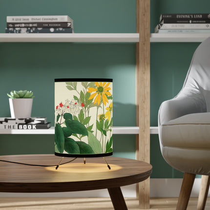Clerodendrum & Rudbeckia Flower by Tanigami Kônan Tripod Lamp
