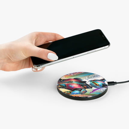 Cyberpunk Chic Wireless Charger