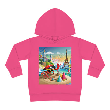 Crab Architect Toddler Pullover Fleece Hoodie