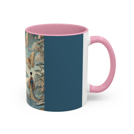 Butterfly Empress Colorful Mug – Graceful Butterflies & Timeless Elegance