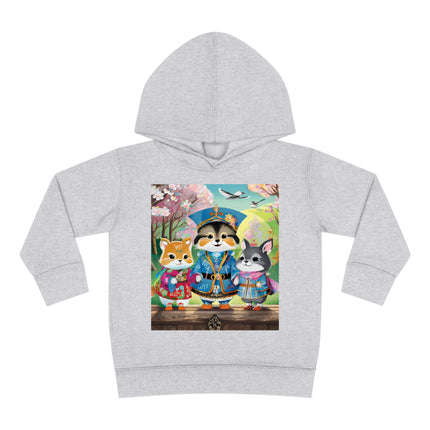 Fluffy Explorers Toddler Pullover Fleece Hoodie