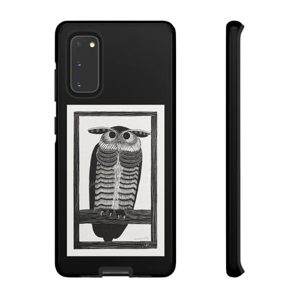 Horned Owl by Samuel Jessurun de Mesquita Phone Cases