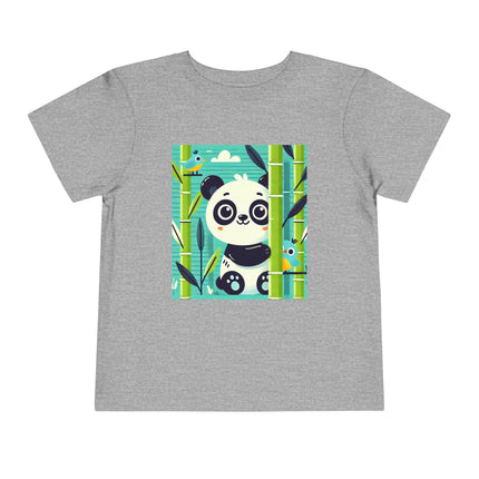 Bamboo Panda Friends Toddler Short Sleeve Tee