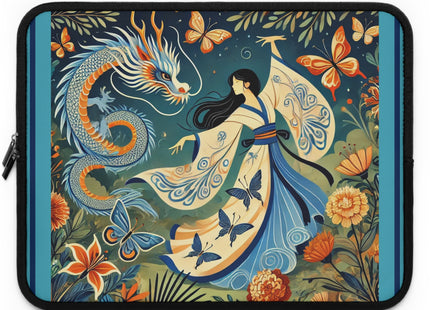 Fairy Waltz in the Butterfly Garden Laptop Sleeve