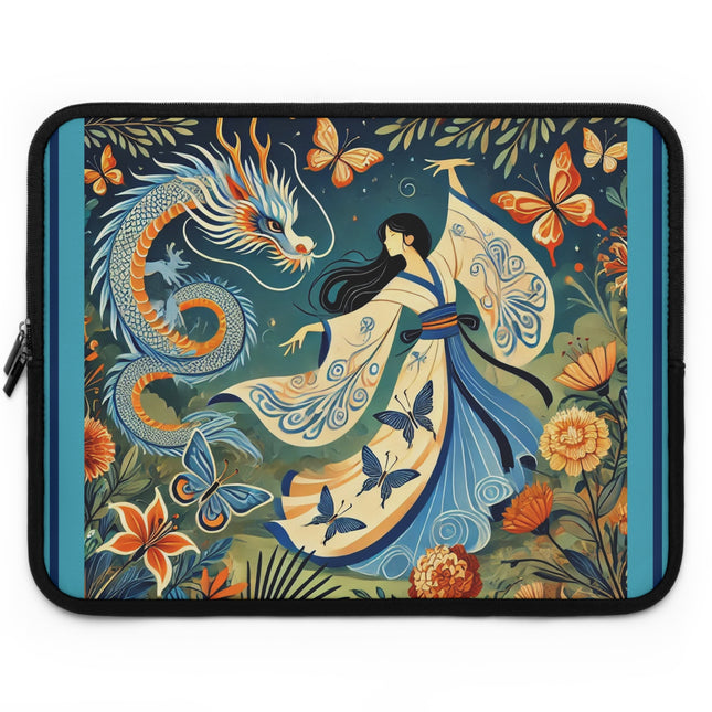 Fairy Waltz in the Butterfly Garden Laptop Sleeve