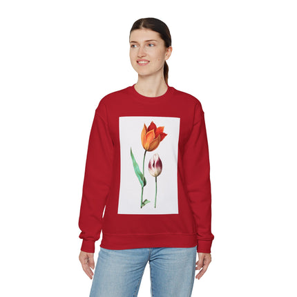 Tulip by Anselmus Boëtius de Boodt Heavy Blend™ Crewneck Sweatshirt