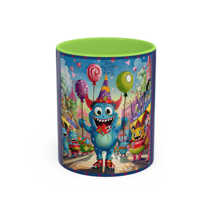 Monster Parade Madness Colorful Mugs (11oz, 15oz)