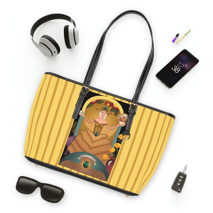June & Pearl, Alexandrite (from the Gem Series) by Sofia Chiostri PU Leather Shoulder Bag