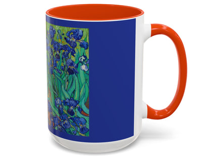Irises by Vincent Van Gogh Colorful Mugs (11oz, 15oz)