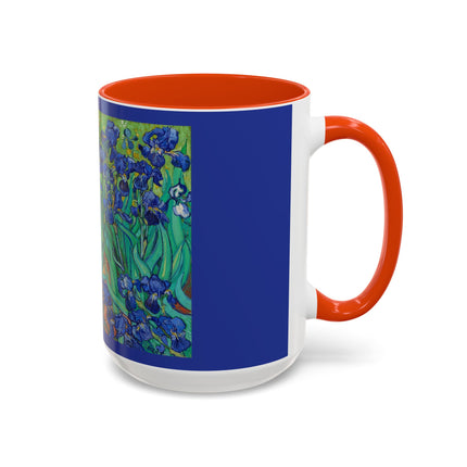 Irises by Vincent Van Gogh Colorful Mugs (11oz, 15oz)