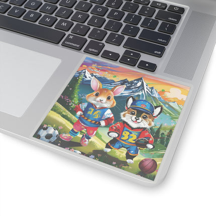 Animal Athletes Kiss-Cut Stickers (4 Sizes)