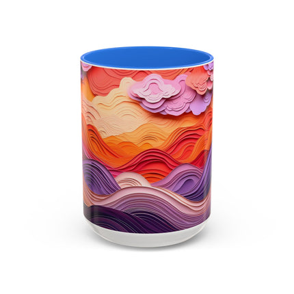Dramatic Sunset Sky Colorful Mugs (11oz, 15oz)