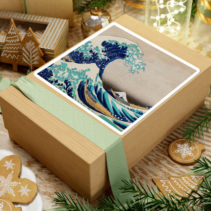 The Great Wave off Kanagawa by Katsushika Hokusai Kiss-Cut Stickers (4 Sizes)