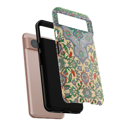 Arabic Art Pattern, Plate by Emile Prisse d’Avennes Phone Cases