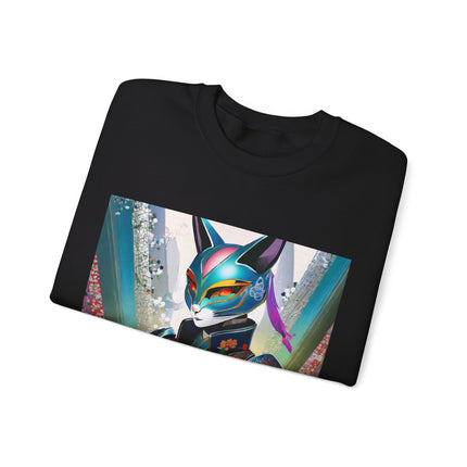 Cyberpunk Chic Unisex Heavy Blend™ Crewneck Sweatshirt