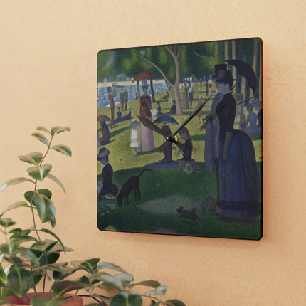 A Sunday on La Grande Jatte by Georges Seurat Acrylic Wall Clock