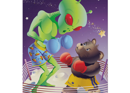 Cosmic Clash Matte Canvas, Stretched, 0.75"