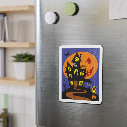 Halloween Night at the Haunted House Die-Cut Magnets (5 Sizes)