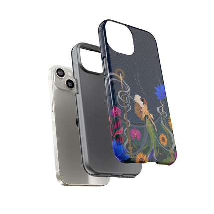 🌙🕯️ The Lady Of The Midnight Garden Phone Case – Art Deco Nocturne