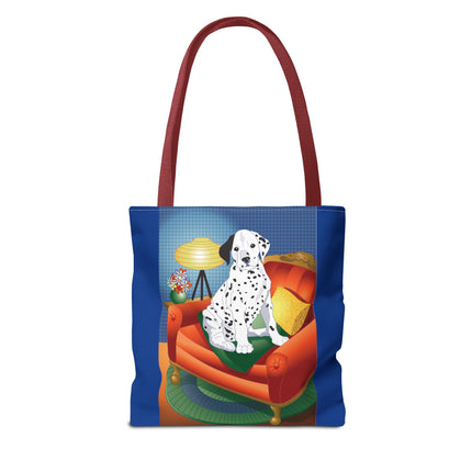 A Dalmatian's Cozy Corner Tote Bag (AOP)
