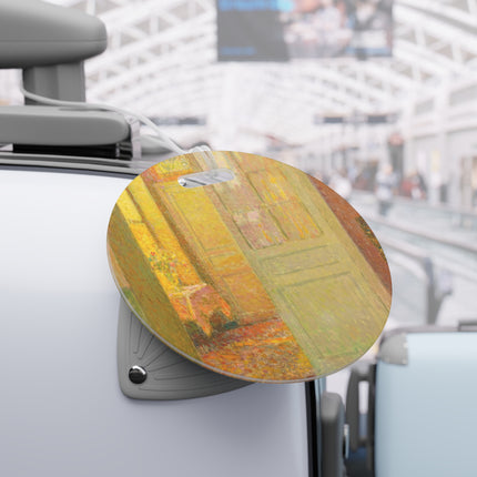 Interior, Window Light by Henri Le Sidaner Luggage Tag – Rectangle & Round