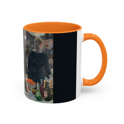 A Bar at the Folies-Bergère by Edouard Manet Colorful Mugs (11oz, 15oz)