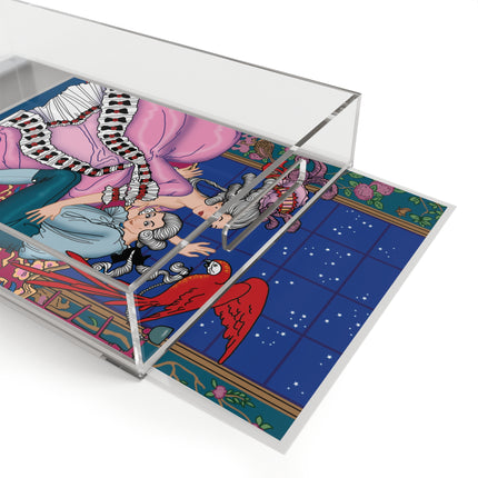 The Jealous Parrot by George Barbier Acrylic Serving Tray