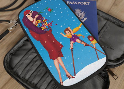 Snowfall & Couture Passport Wallet