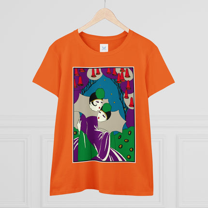 Two Pierrots Women's Midweight Cotton Tee