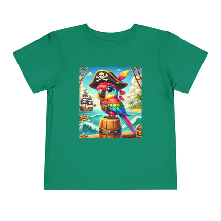 Captain Parrot and the Treasure Seas Toddler Short Sleeve Tee