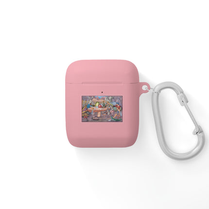 A Fairy's Whimsical Tea Party AirPods Case