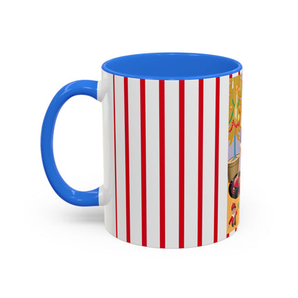Art Deco Christmas Colorful Mugs (11oz, 15oz)