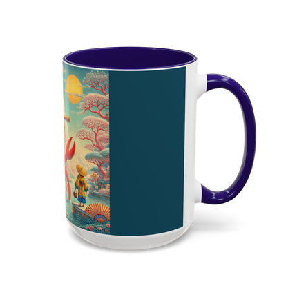 The Celestial Crab Navigator Colorful Mugs (11oz, 15oz)