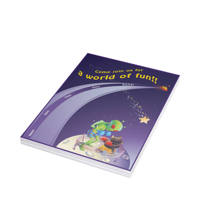 Cosmic Clash Party Invitations (envelopes included)