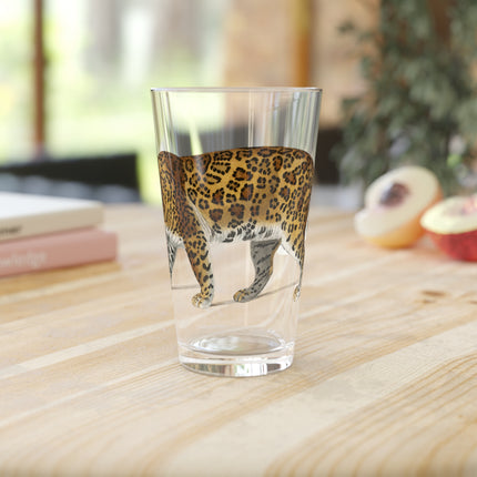 Jaguar by Charles Dessalines D' Orbigny Glass, 16oz