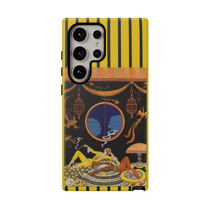 Falbalas et fanfreluches La paresse (Laziness) by George Barbier Phone Cases