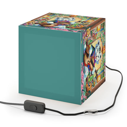 Melodies of the Snow Lion Cub Light Cube Lamp
