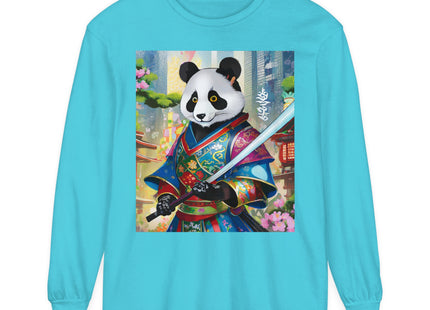 Cyberpunk Samurai Garment-dyed Long Sleeve T-Shirt