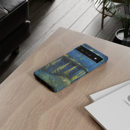 Starry Night Over the Rhone by Vincent Van Gogh Phone Cases